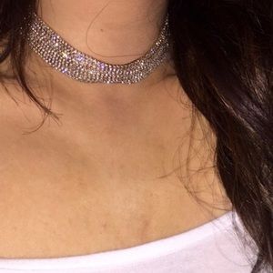 Diamanté choker- NEVER WORN